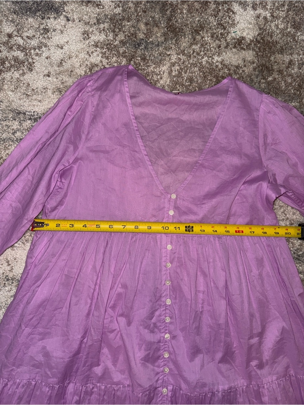 J. Crew Lilac Button-Front Dress - Picture 8 of 9
